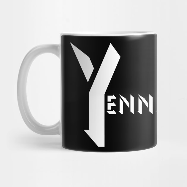 Trademarked Yenner logo in black by The Yenner